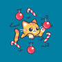 Cat In The Christmas Tree-None-Glossy-Sticker-NemiMakeit