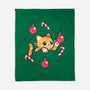 Cat In The Christmas Tree-None-Fleece-Blanket-NemiMakeit