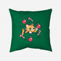 Cat In The Christmas Tree-None-Removable Cover w Insert-Throw Pillow-NemiMakeit