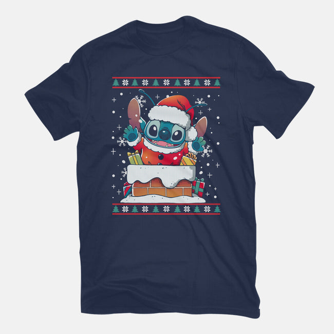 Experimental Santa Claus-Womens-Basic-Tee-Vallina84