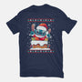 Experimental Santa Claus-Womens-Fitted-Tee-Vallina84