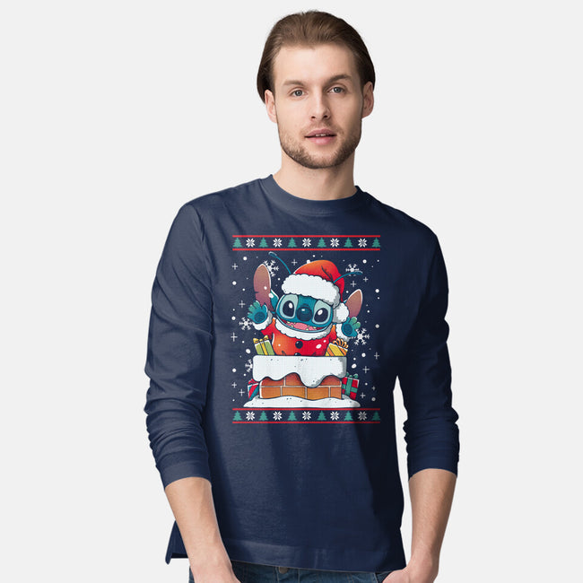 Experimental Santa Claus-Mens-Long Sleeved-Tee-Vallina84