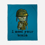 Soldier Zombie-None-Fleece-Blanket-nickzzarto