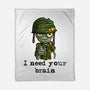 Soldier Zombie-None-Fleece-Blanket-nickzzarto