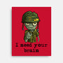 Soldier Zombie-None-Stretched-Canvas-nickzzarto