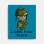 Soldier Zombie-None-Stretched-Canvas-nickzzarto