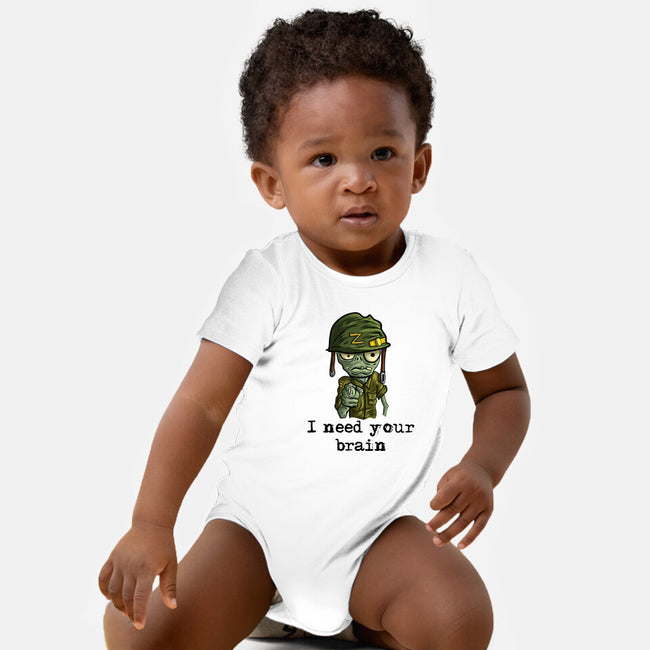 Soldier Zombie-Baby-Basic-Onesie-nickzzarto