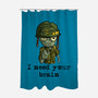 Soldier Zombie-None-Polyester-Shower Curtain-nickzzarto