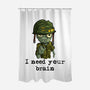 Soldier Zombie-None-Polyester-Shower Curtain-nickzzarto