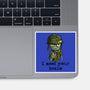 Soldier Zombie-None-Glossy-Sticker-nickzzarto