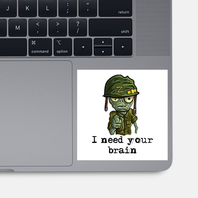 Soldier Zombie-None-Glossy-Sticker-nickzzarto