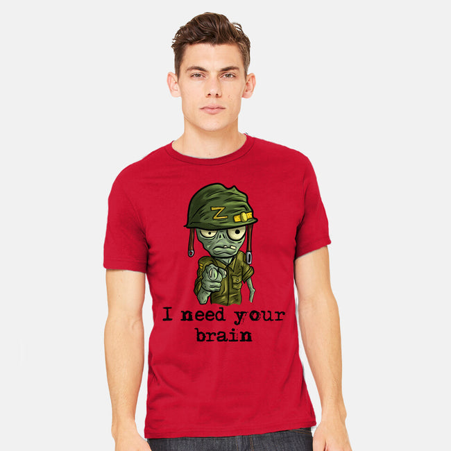 Soldier Zombie-Mens-Heavyweight-Tee-nickzzarto