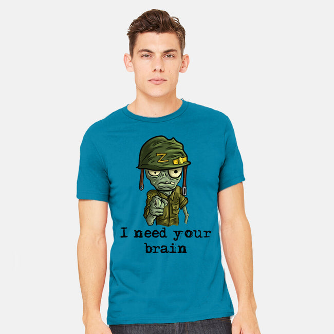 Soldier Zombie-Mens-Heavyweight-Tee-nickzzarto