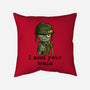 Soldier Zombie-None-Removable Cover w Insert-Throw Pillow-nickzzarto