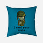 Soldier Zombie-None-Removable Cover w Insert-Throw Pillow-nickzzarto