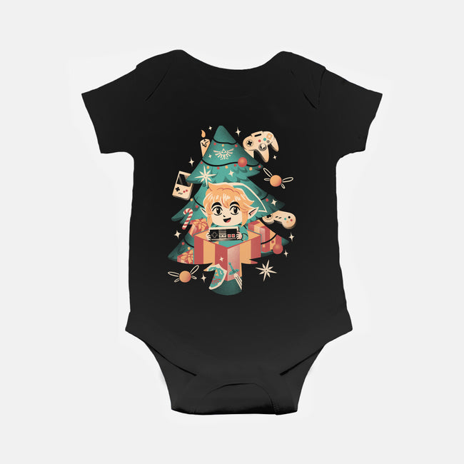 Nostalgic Christmas-Baby-Basic-Onesie-estudiofitas