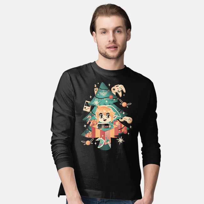 Nostalgic Christmas-Mens-Long Sleeved-Tee-estudiofitas