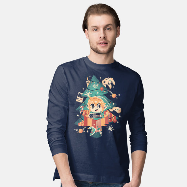 Nostalgic Christmas-Mens-Long Sleeved-Tee-estudiofitas