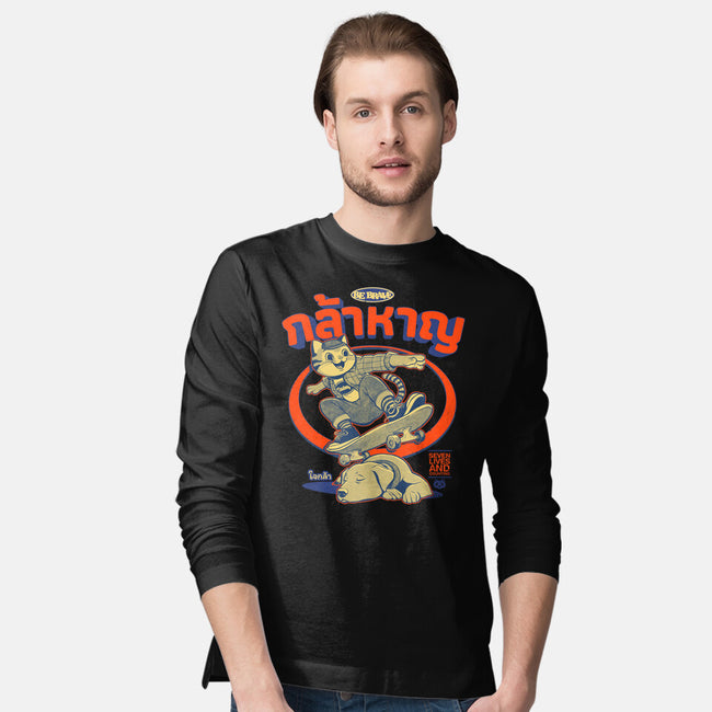 Rad Cat-Mens-Long Sleeved-Tee-Hafaell