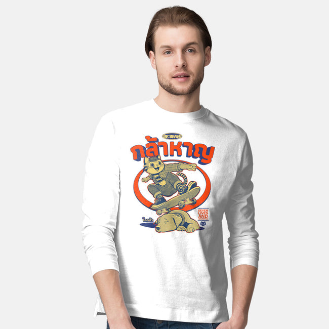 Rad Cat-Mens-Long Sleeved-Tee-Hafaell