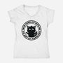 Shrug Happens-Womens-V-Neck-Tee-Whimsical Thinker