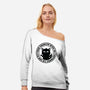 Shrug Happens-Womens-Off Shoulder-Sweatshirt-Whimsical Thinker