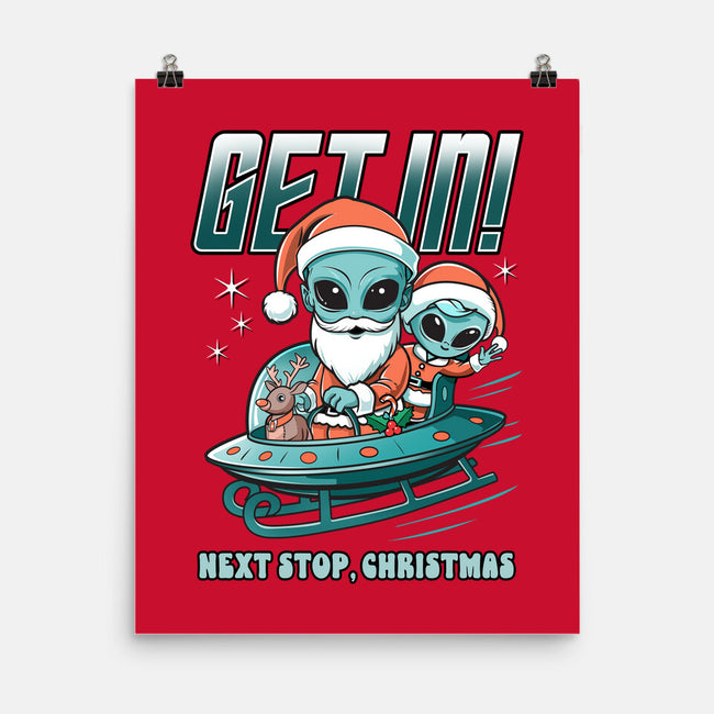 Next Stop Christmas-None-Matte-Poster-palmstreet