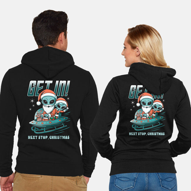 Next Stop Christmas-Unisex-Zip-Up-Sweatshirt-palmstreet