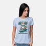 Next Stop Christmas-Womens-Basic-Tee-palmstreet