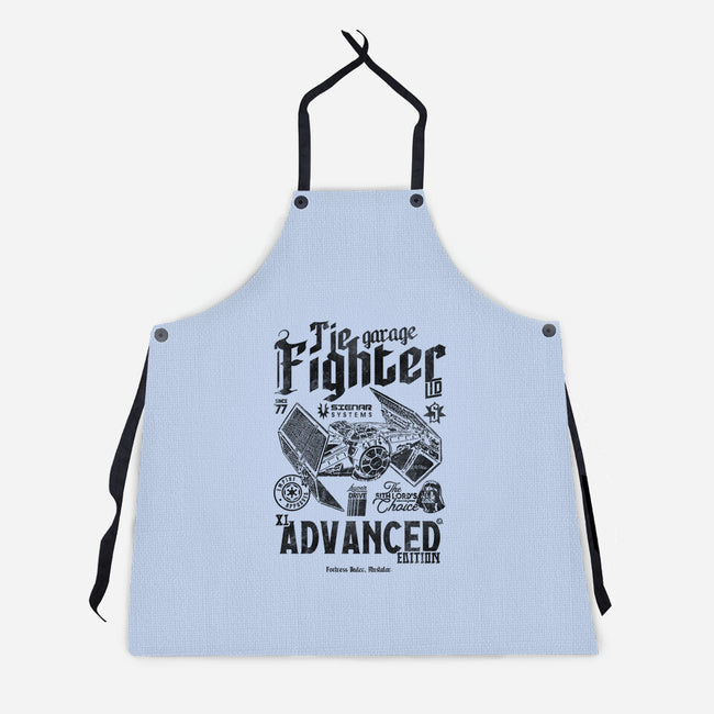 Tie Garage-Unisex-Kitchen-Apron-Arinesart