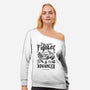 Tie Garage-Womens-Off Shoulder-Sweatshirt-Arinesart