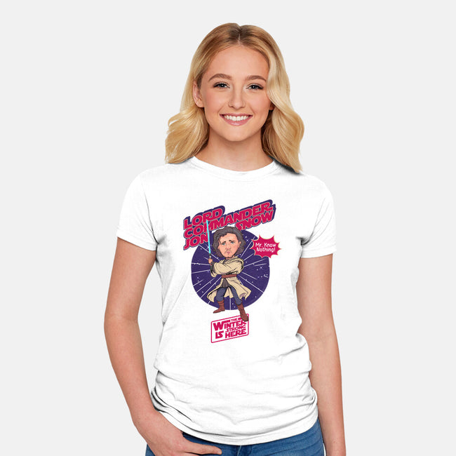 Commander Snow-Womens-Fitted-Tee-P1yu5h