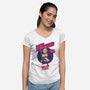 Commander Snow-Womens-V-Neck-Tee-P1yu5h