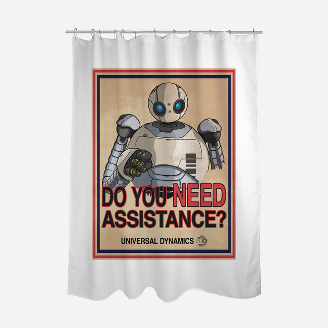 Assistance-None-Polyester-Shower Curtain-JCMaziu