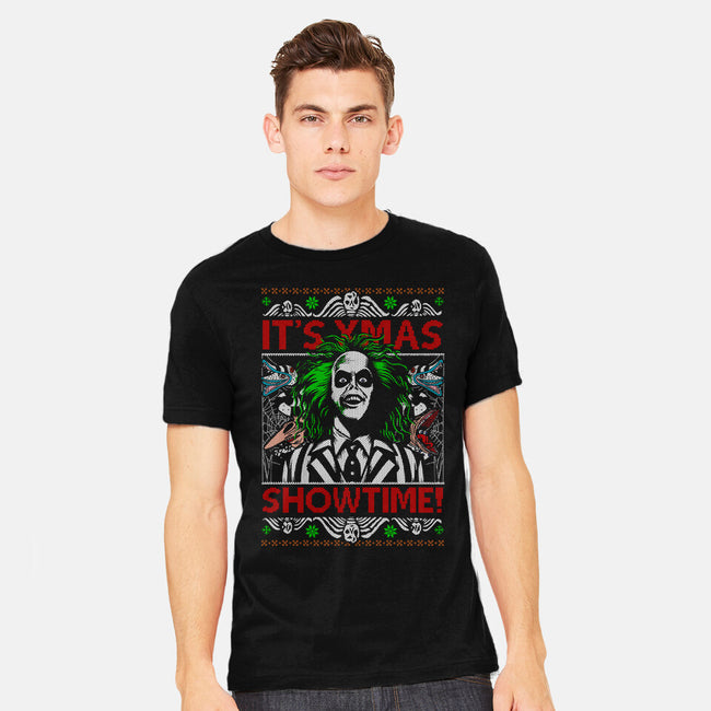 It's Xmas Showtime-Mens-Heavyweight-Tee-Arinesart