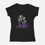 Chaos Has Never Been This Fun-Womens-V-Neck-Tee-Samuel