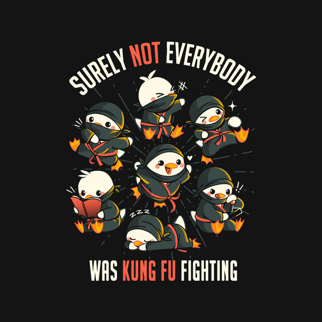 Not Everybody Was Kung Fu Fighting-Womens-Fitted-Tee-tobefonseca