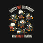 Not Everybody Was Kung Fu Fighting-None-Glossy-Sticker-tobefonseca