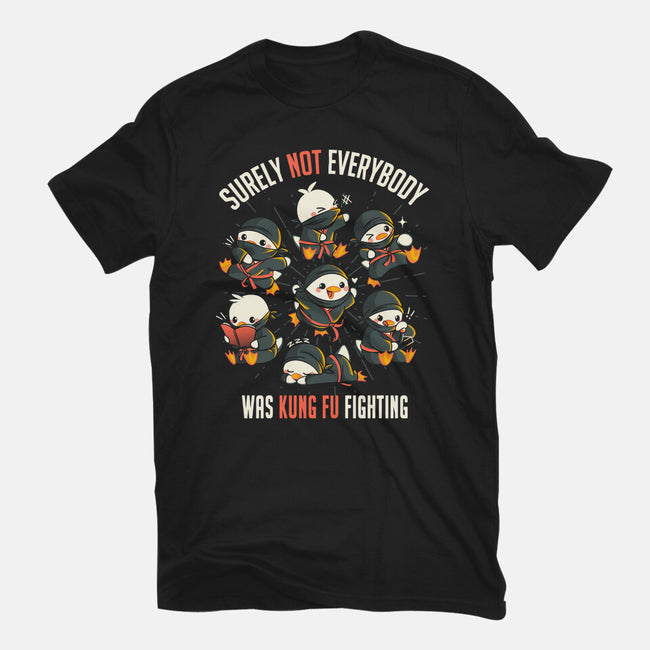 Not Everybody Was Kung Fu Fighting-Womens-Fitted-Tee-tobefonseca