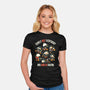 Not Everybody Was Kung Fu Fighting-Womens-Fitted-Tee-tobefonseca