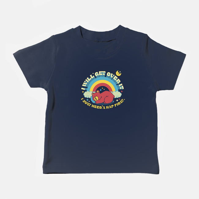 I Just Need A Nap First-Baby-Basic-Tee-tobefonseca