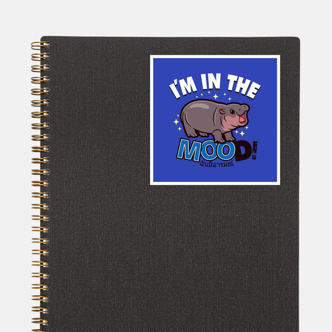 I'm In The MOOd-None-Glossy-Sticker-Boggs Nicolas