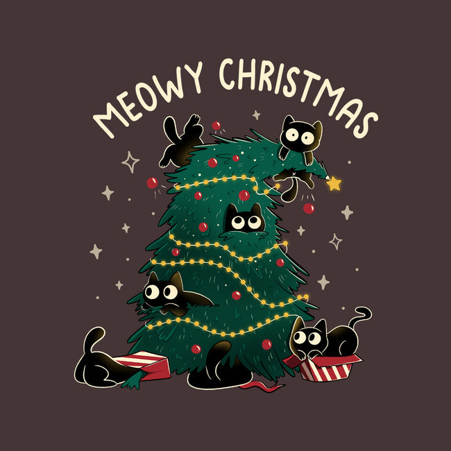 Meowy Christmas Funny Cats-None-Fleece-Blanket-tobefonseca