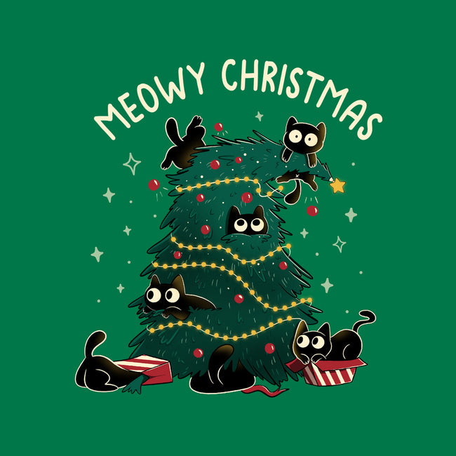 Meowy Christmas Funny Cats-None-Stretched-Canvas-tobefonseca