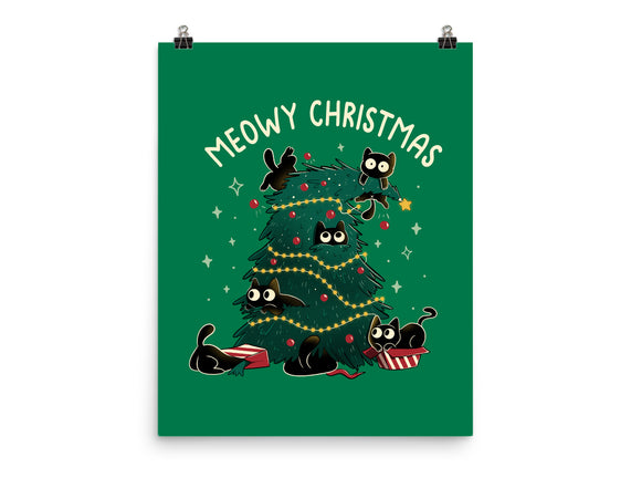 Meowy Christmas Funny Cats