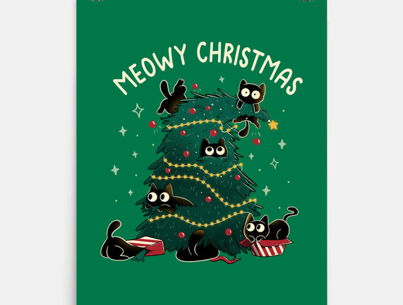 Meowy Christmas Funny Cats