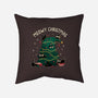 Meowy Christmas Funny Cats-None-Removable Cover w Insert-Throw Pillow-tobefonseca