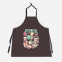 Dino Diner-Unisex-Kitchen-Apron-eduely