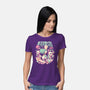 Dino Diner-Womens-Basic-Tee-eduely