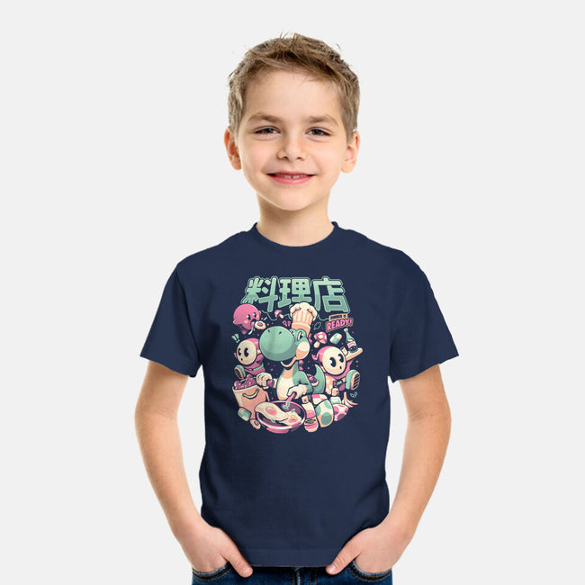 Dino Diner-Youth-Basic-Tee-eduely